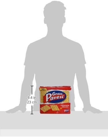 Gran Pavesi Cracker Salati I Classici, Senza Olio di Palma- 18 Pacchetti (560 g)