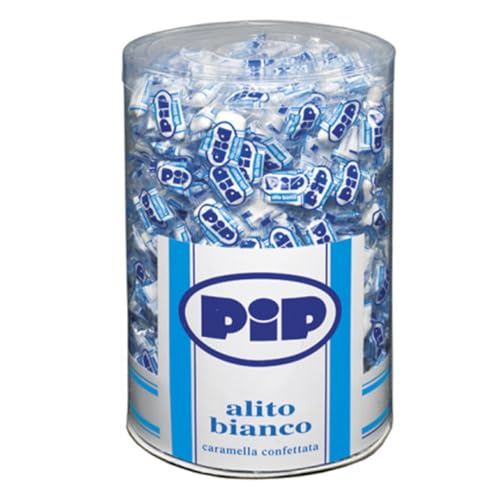 Caramelle confettate Pip - alito bianco - barattolo 800 pezzi