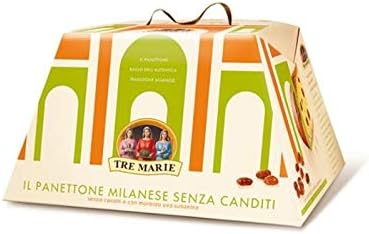 Natale - PANETTONE TRE MARIE MILANESE NO Candito - Prodotti Italiani