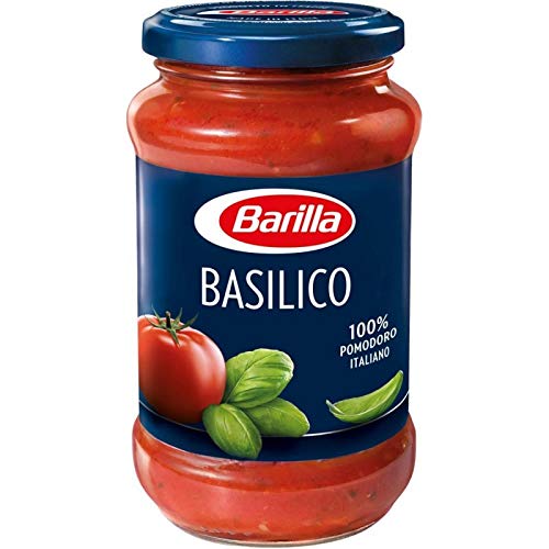 BARILLA - Salsa di pomodoro con basilico, 400 g, 4 pezzi