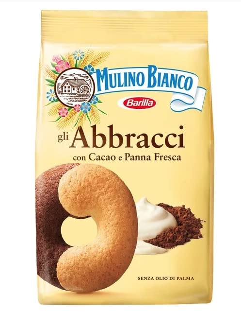 Abbracci Mulino Bianco Cacao e Panna - Biscotti - 1 x 350gr Confezione (2)