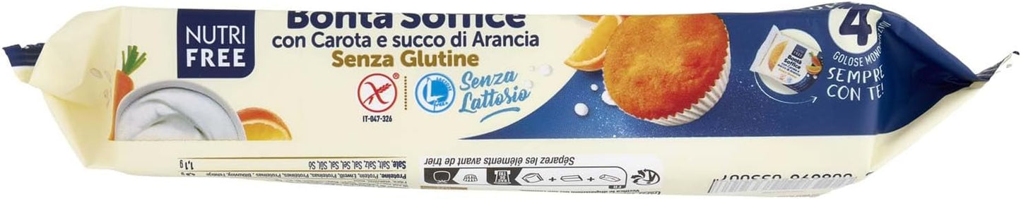 Nutrifree Bonta' Soffice Con Carota E Succo Di Arancia Gr35x4, 140g