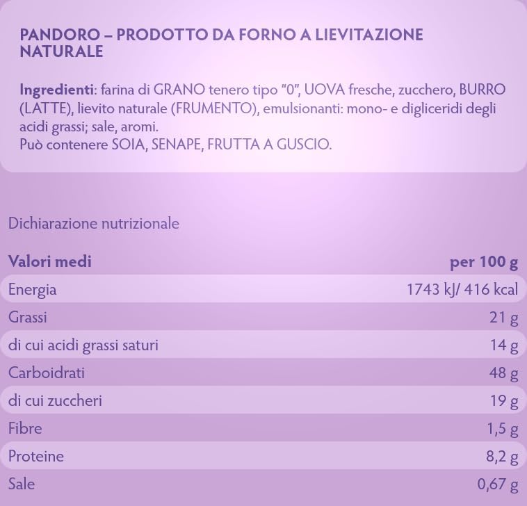 Bauli Mini Pandoro Mare Fuori Pandorino Soffice con Sorpresa 90g