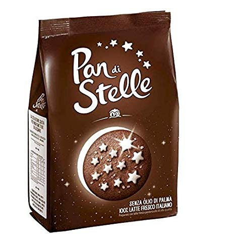 12x Mulino Bianco Pan di Stelle Cacao Biscotti Italiani Biscotti 350g