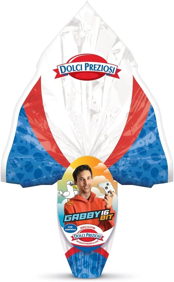 DOLCI PREZIOSI UOVO Gabby 16 Bit 280 GR CIOCCOLATO AL LATTE