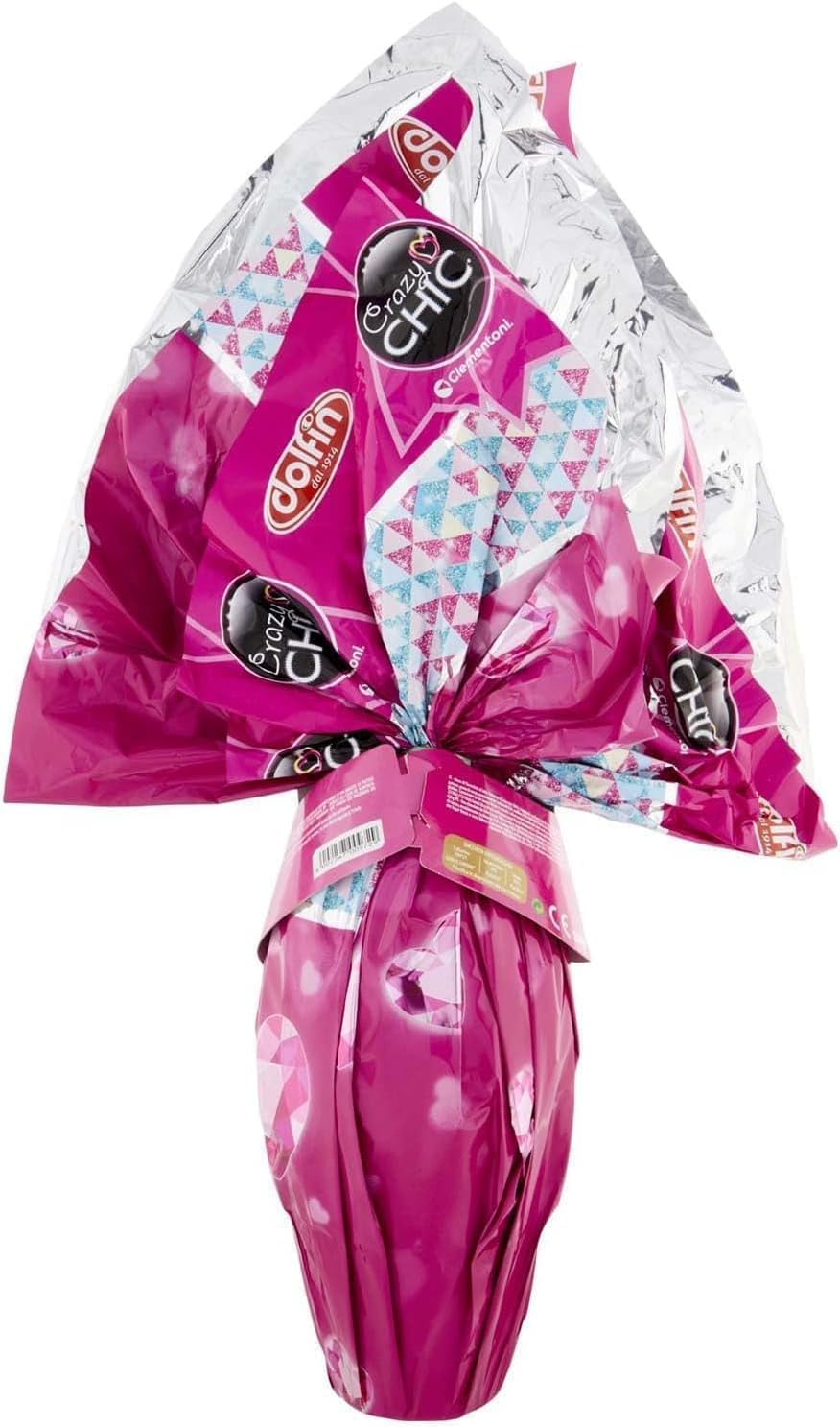 Uovo Crazy Chic Make Up 220g – Cioccolato al Latte Finissimo con Sorpresa Gluten Free