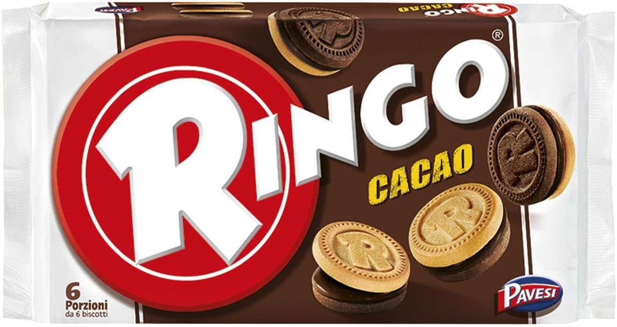 quot; Cacao Biscuits 6 portions with 6 biscuits - 11.6 Oz (330g) Pack of 2