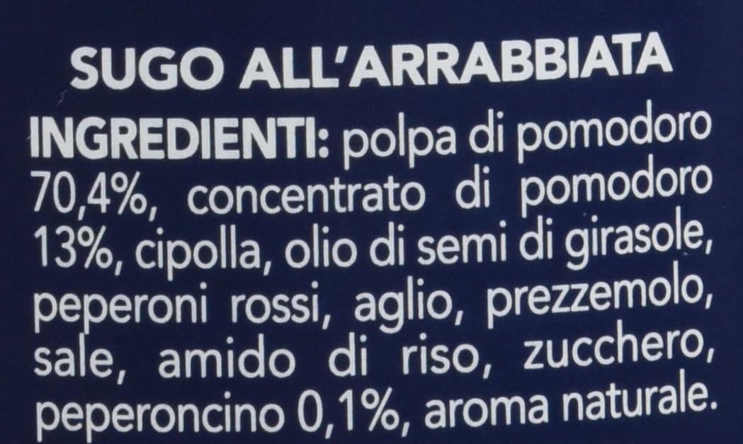Barilla Arrabbiata Sugo Pomodoro Italiano - 400 gr