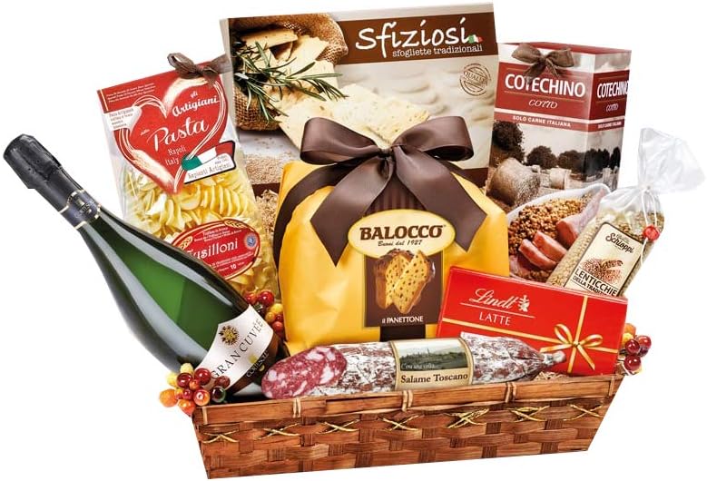 Cesto Natalizio Idea Regalo Rustico 60013