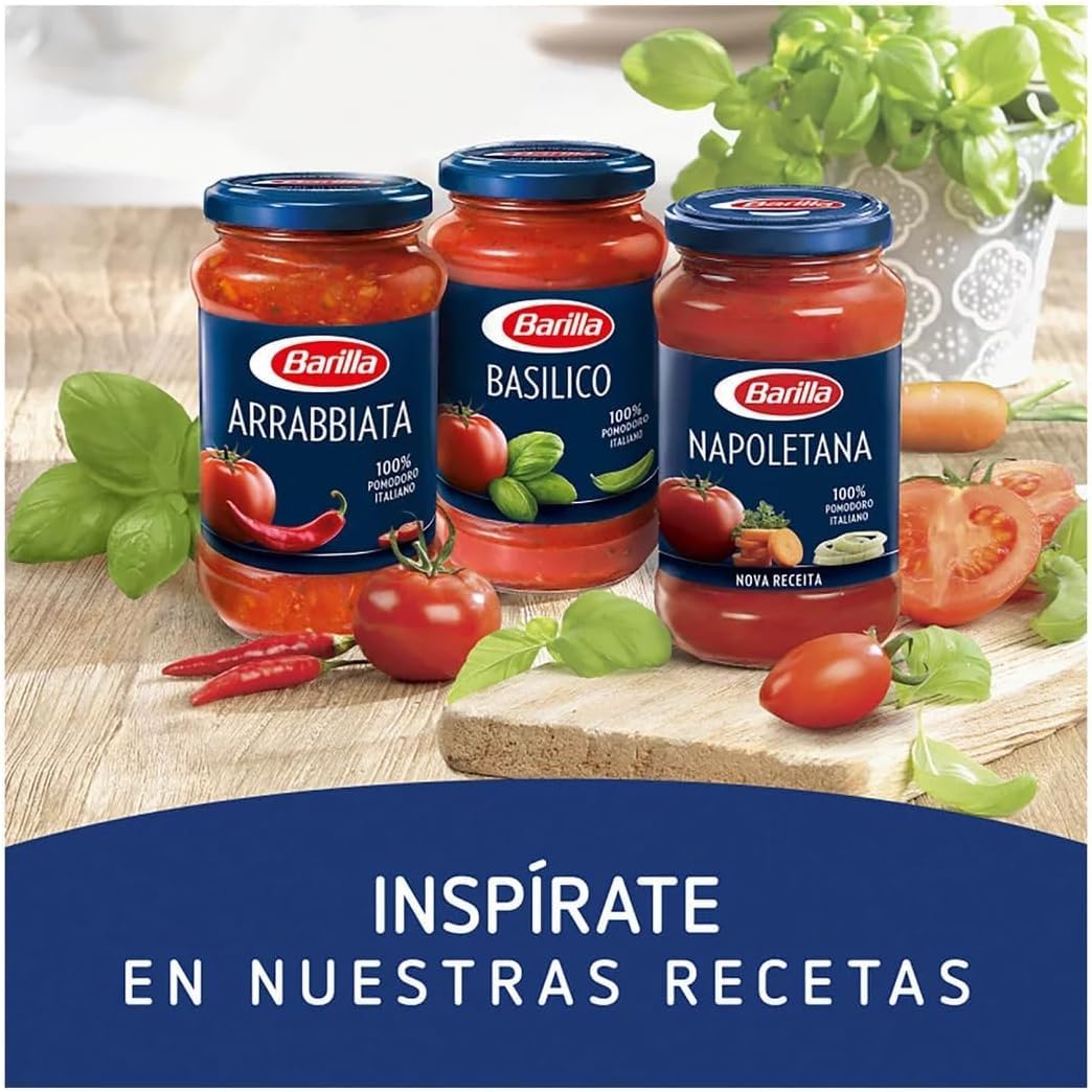 BARILLA Salsa Arrabbiata al Pomodoro e Peperoncino, 400 g, Confezione da 12