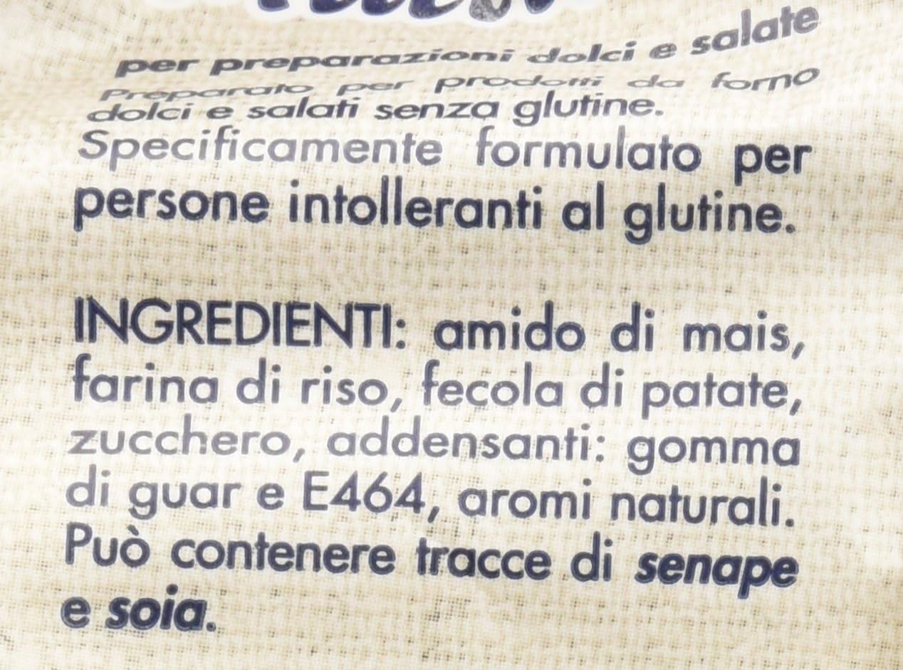 Nutri Free Farina Multiuso a Crudo- 3 Confezioni da 1000 g, Senza glutine, gusto originale