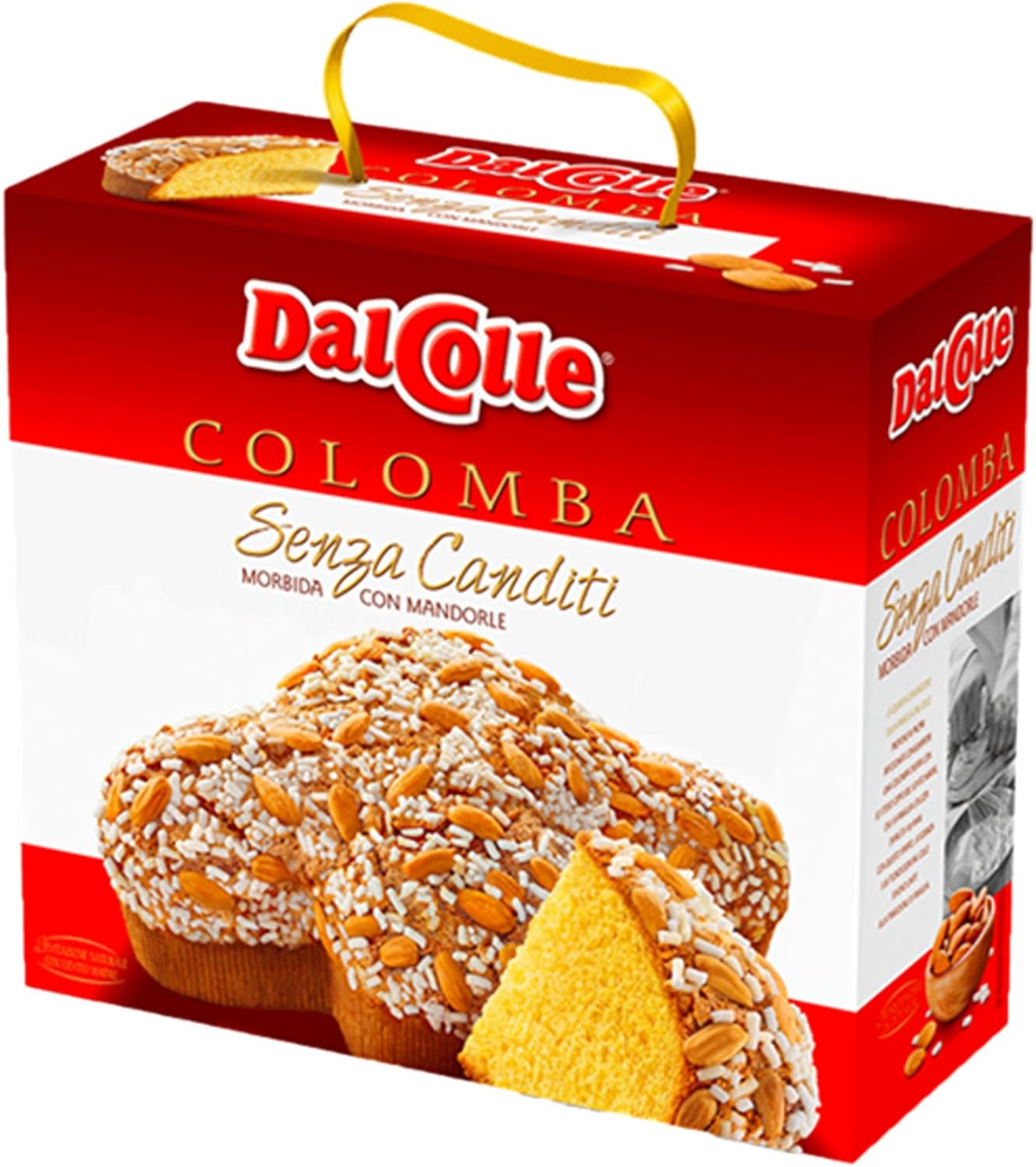 COLOMBA SENZA CANDITI 1 KG DAL COLLE MANDORLA COLOMBA DI PASQUA TORTA DOLCE