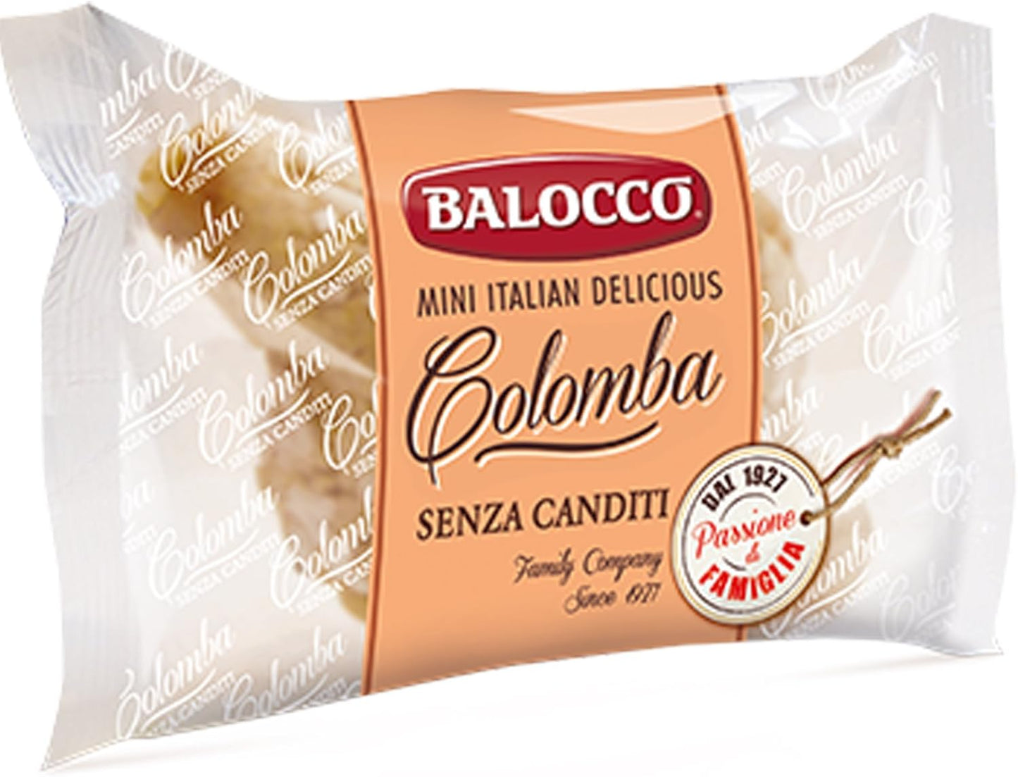1 x MINI COLOMBA BALOCCO CLASSICA SENZA CANDITI 100 gr PASQUA REGALO IN FLOWPACK