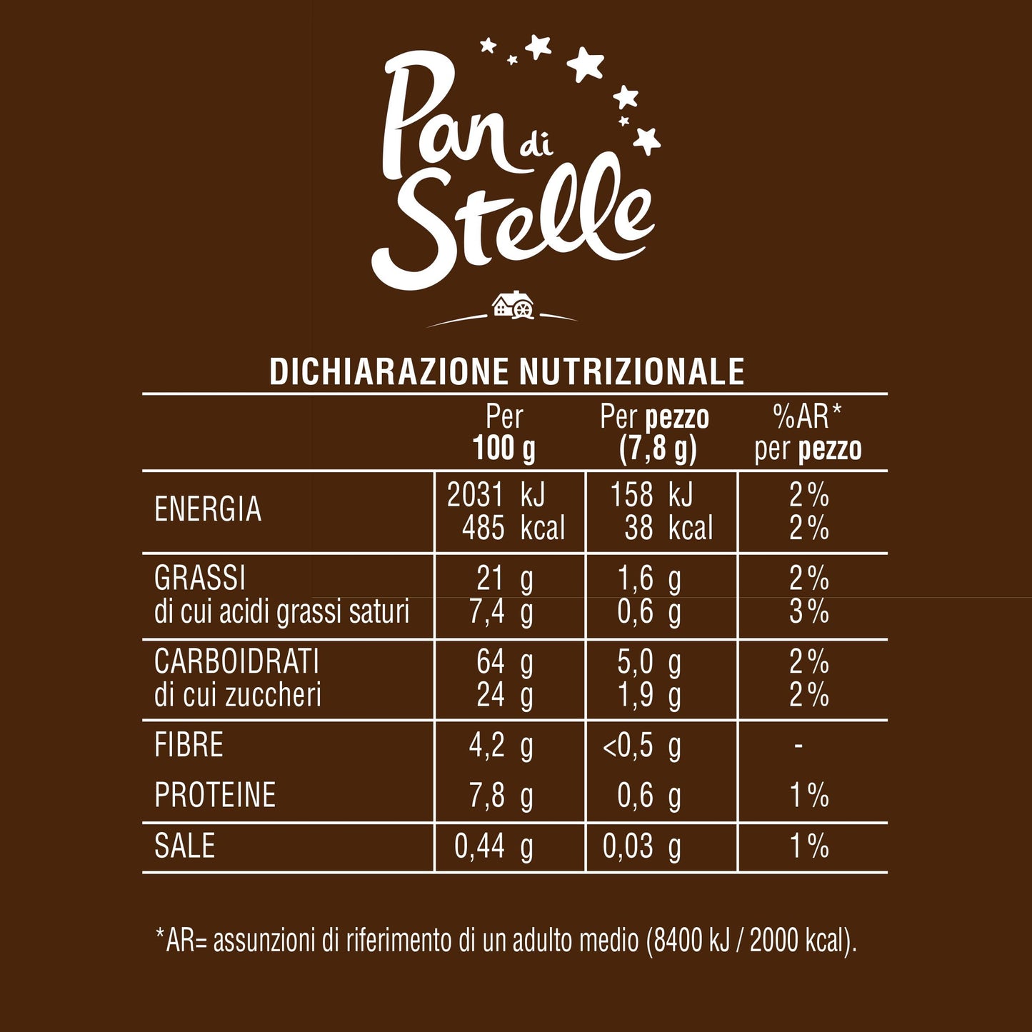 Pan di Stelle Biscotti Frollini con Cacao, Colazione Ricca di Gusto, 700 g
