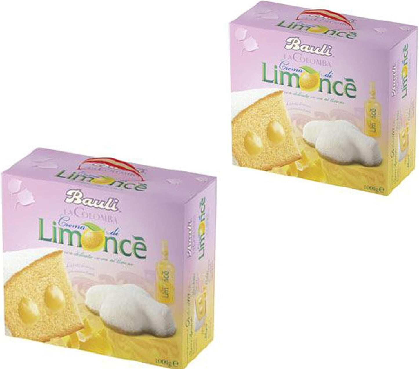 IDEA PASQUA 2021 2 Confezioni Bauli Colomba Crema di Limonce, 750g