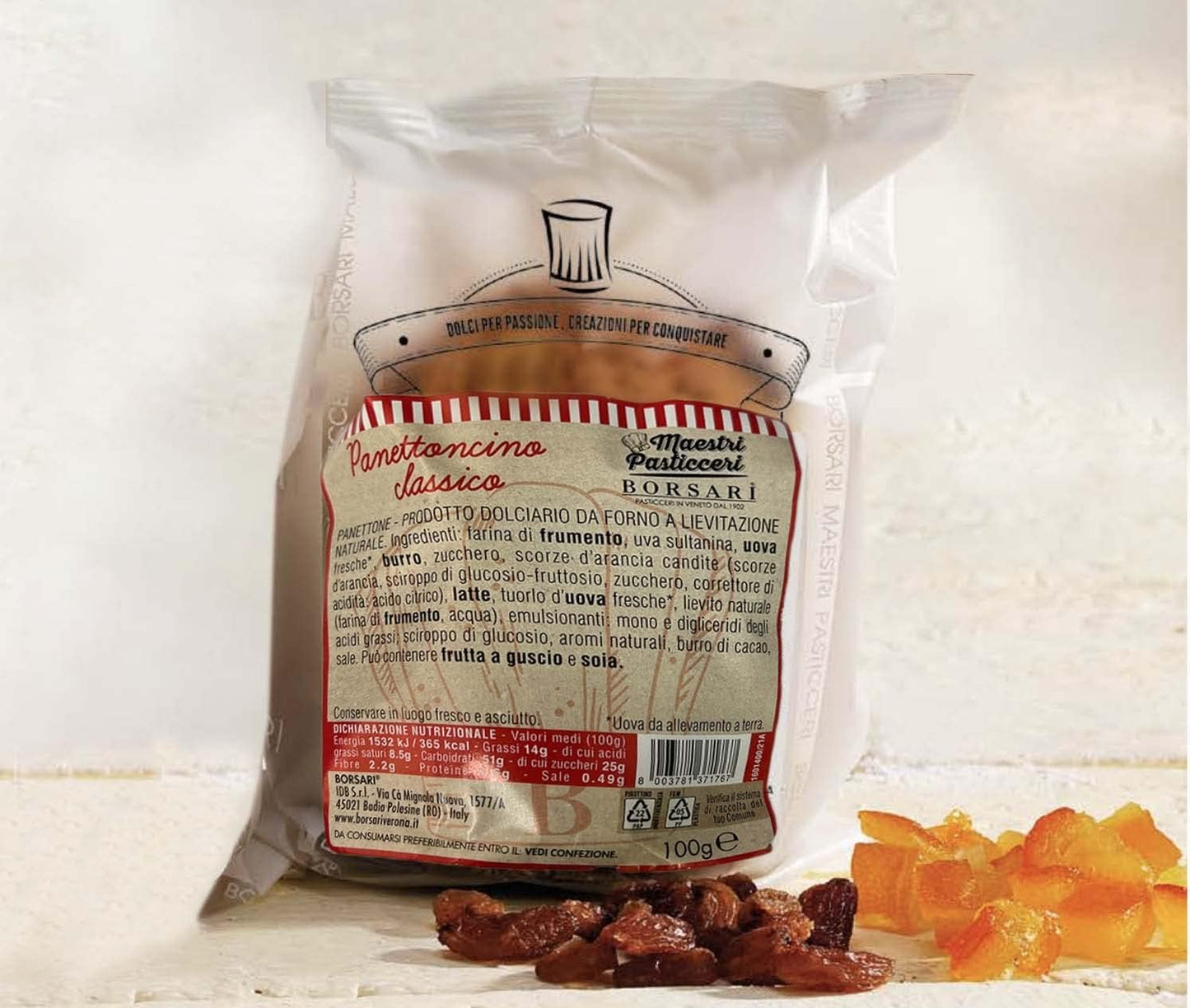BORSARI - PANETTONCINO CLASSICO - 100 GR