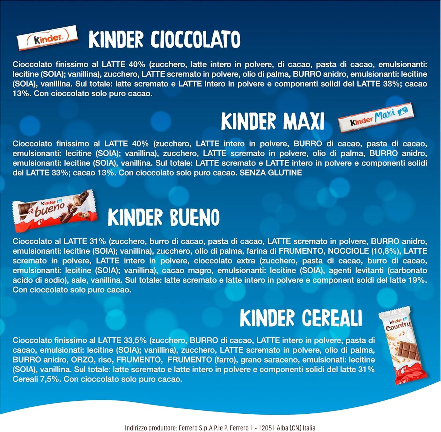 Kinder Happy Snack Sacco Rosso - 10 Snack Dolci al Cioccolato Assortiti, Sacco Speciale di Babbo Natale, Idea Regalo, Confezione da 290,5 gr