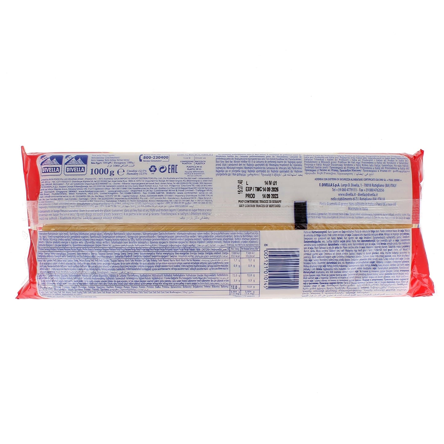 Divella Linguine N.14, 1 kg
