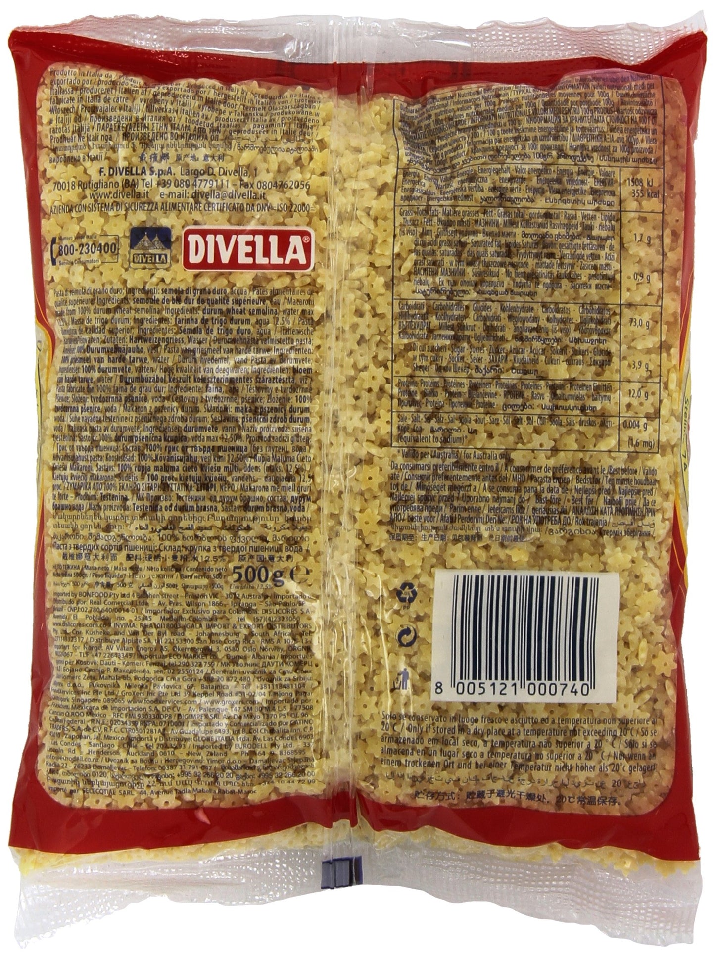 Divella Pasta Stelline - 500 gr