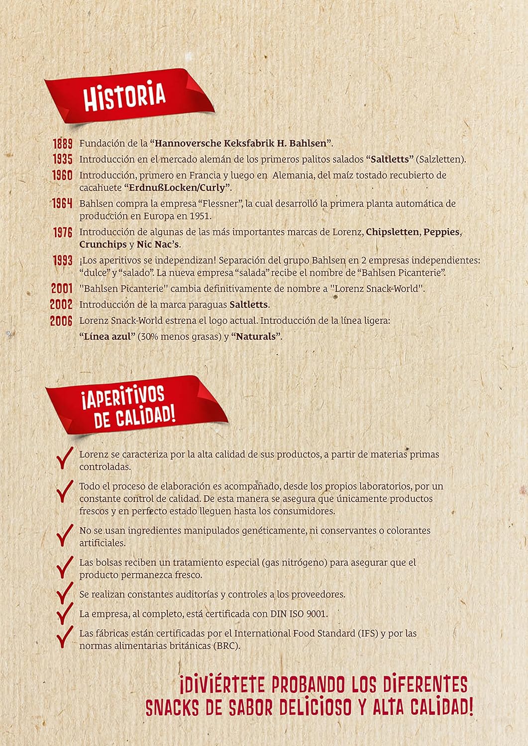 Lorenz Nic Nac's - 125 gr