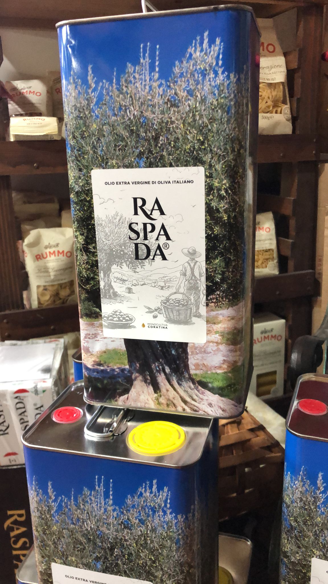 Olio Evo Extravergine di Oliva RASPADA Confezione da 5 Litri Olio di Puglia