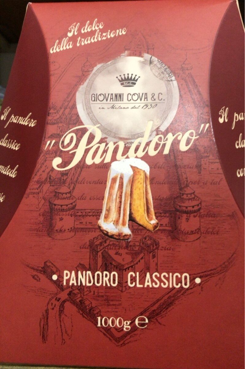 Pandoro Classico Artigianale 1kg Cova Giovanni