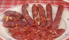 SALSICCIA LUCANA PICCANTE Kg 1,200 Circa la Confezione da 4 Pz. Gr.300
