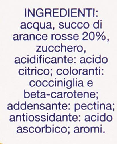 Santal - Arancia Rossa, Bevandda con 20% di succo di Arrance Rosse - 1000 ml