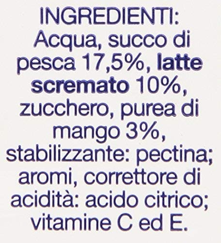 Santal - Plus, Bevanda Analcolica, Pesca e Mango - 1000 ml