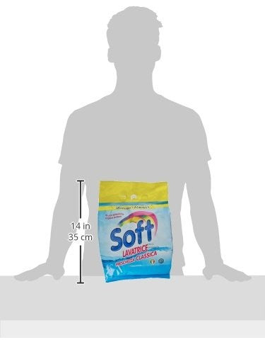 Soft - Detersivo Lavatrice Freschezza Classica, 18 + 2 Misurini - 1320 g