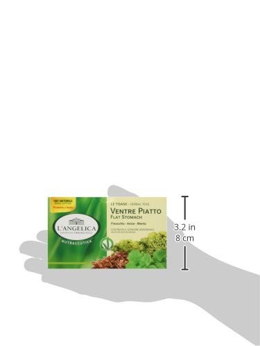 TISANA VENTRE PIATTO FINOCCHIO MENTA ANICE L'ANGELICA 20 FILTRI 40G