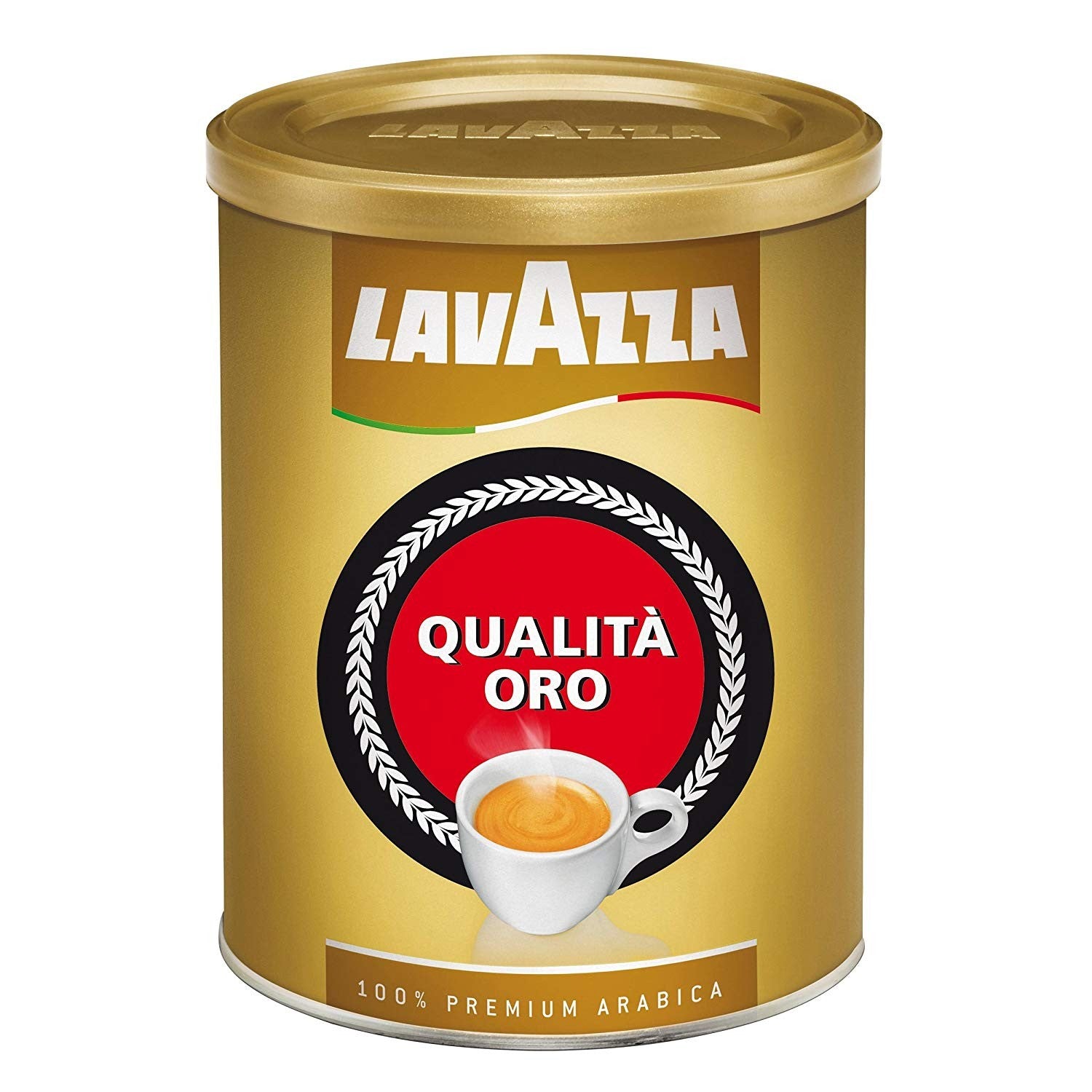 Lavazza Caffè Qualità Oro, Espresso Arabica Tostato, Chicchi di Caffè  Macinato, 250 g Pacco – Raspada
