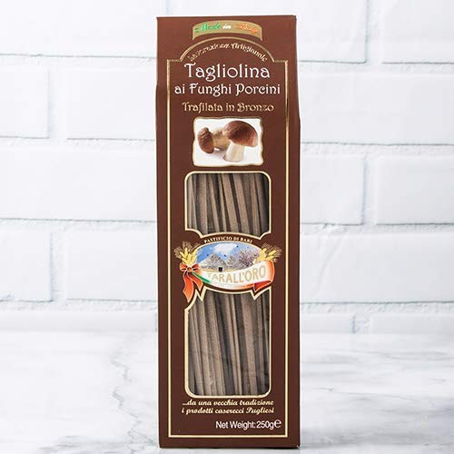 TAGLIOLINA AI FUNGHI PORCINI TRAFILATA IN BRONZO 250G PASTA ARTIGIANALE TARALL'ORO