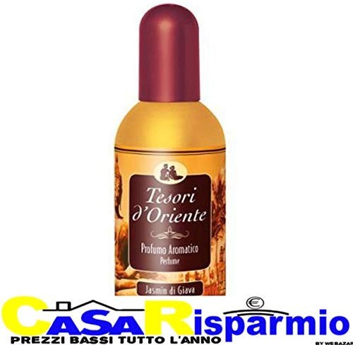 Tesori d’oriente - Eau de toilette Jasmin di Giava Edt, 100 ml, 3 pezzi (etichetta in lingua italiana non garantita)