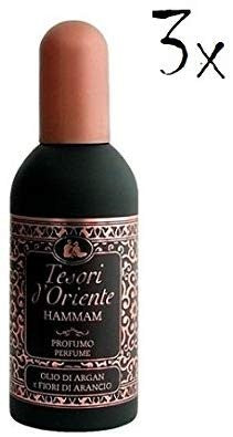 Tesori d'Oriente - 3 flaconi da 100 ml di eau de toilette Hammam