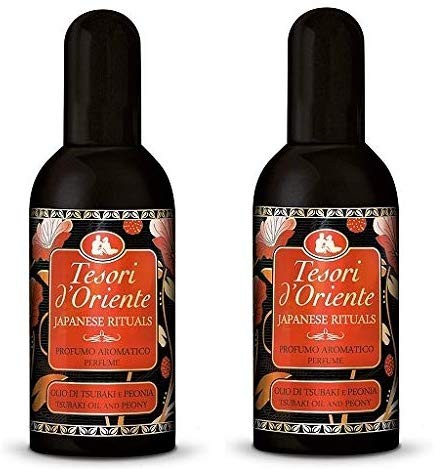 Tesori d'Oriente - Profumo aromatico giapponese, Eau de Toilette, 100 ml, confezione da 2
