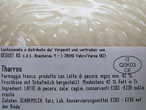 Tharros Pecorino Sepi ca. 2 kg.