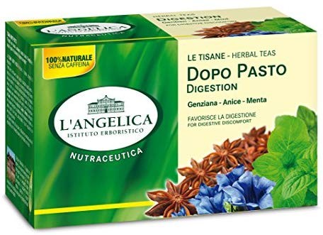 TISANA DOPO PASTO GENZIANA ANICE MENTA L'ANGELICA 20 FILTRI 40G