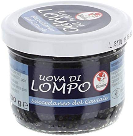UOVA DI LOMPO NERE "Succedaneo del Caviale" Conf da 100 Gr. Offerta € 7,90
