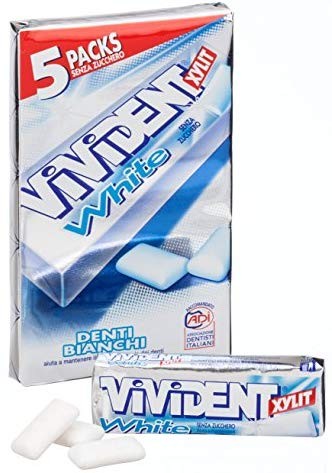 Vivident Xylit White Gomma da Masticare - 69 gr
