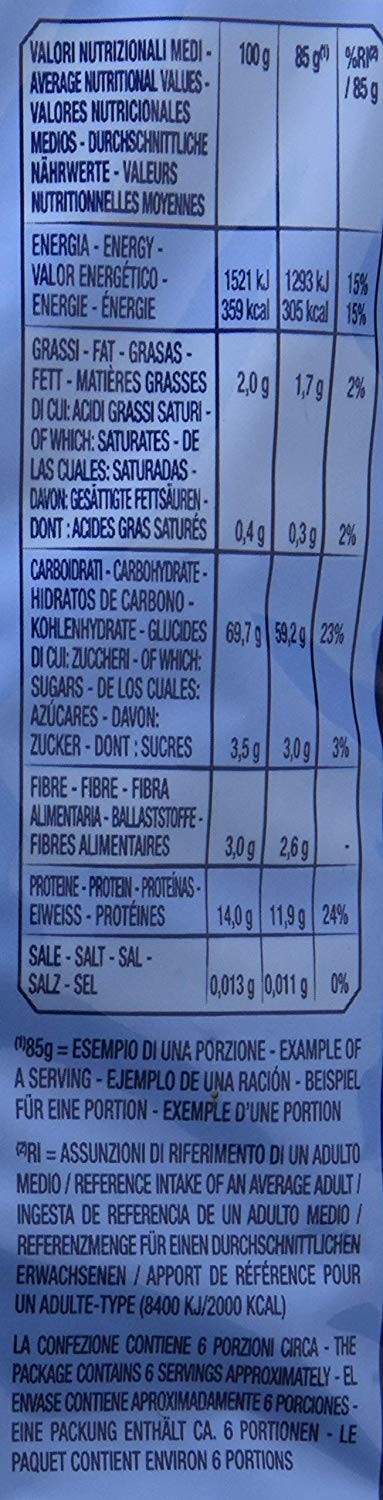 Voiello Pasta Fusilli, Pasta Corta di Semola Grano Aureo 100% - 500 gr