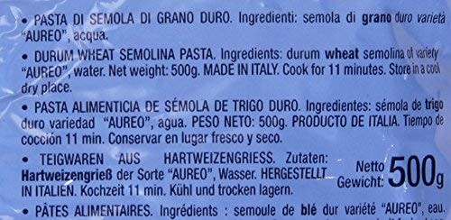 Voiello Pasta Mezze Penne Rigate, Pasta Corta di Semola Grano Aureo 100%, Specialità Napoletane - 500 gr