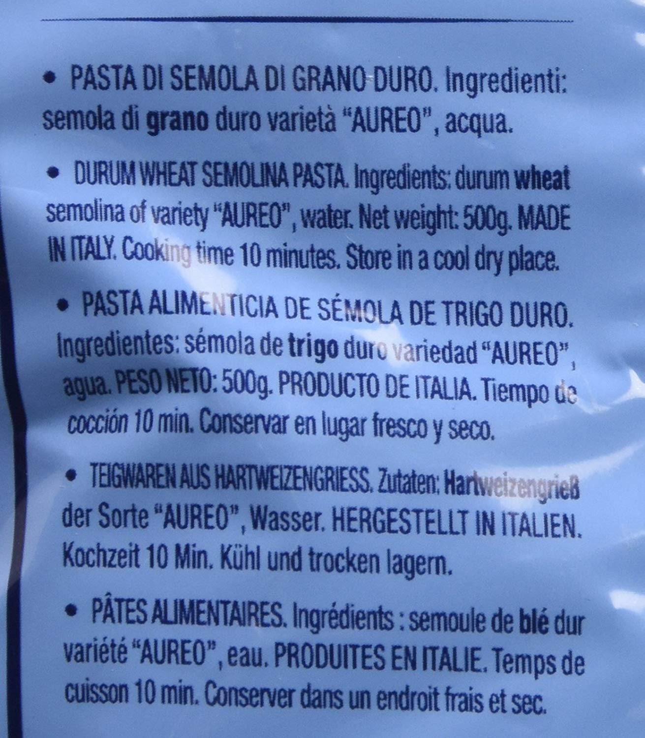 Voiello Pasta Sedani Rigati Semola di Grano Aureo 100% Italiano, 500 gr