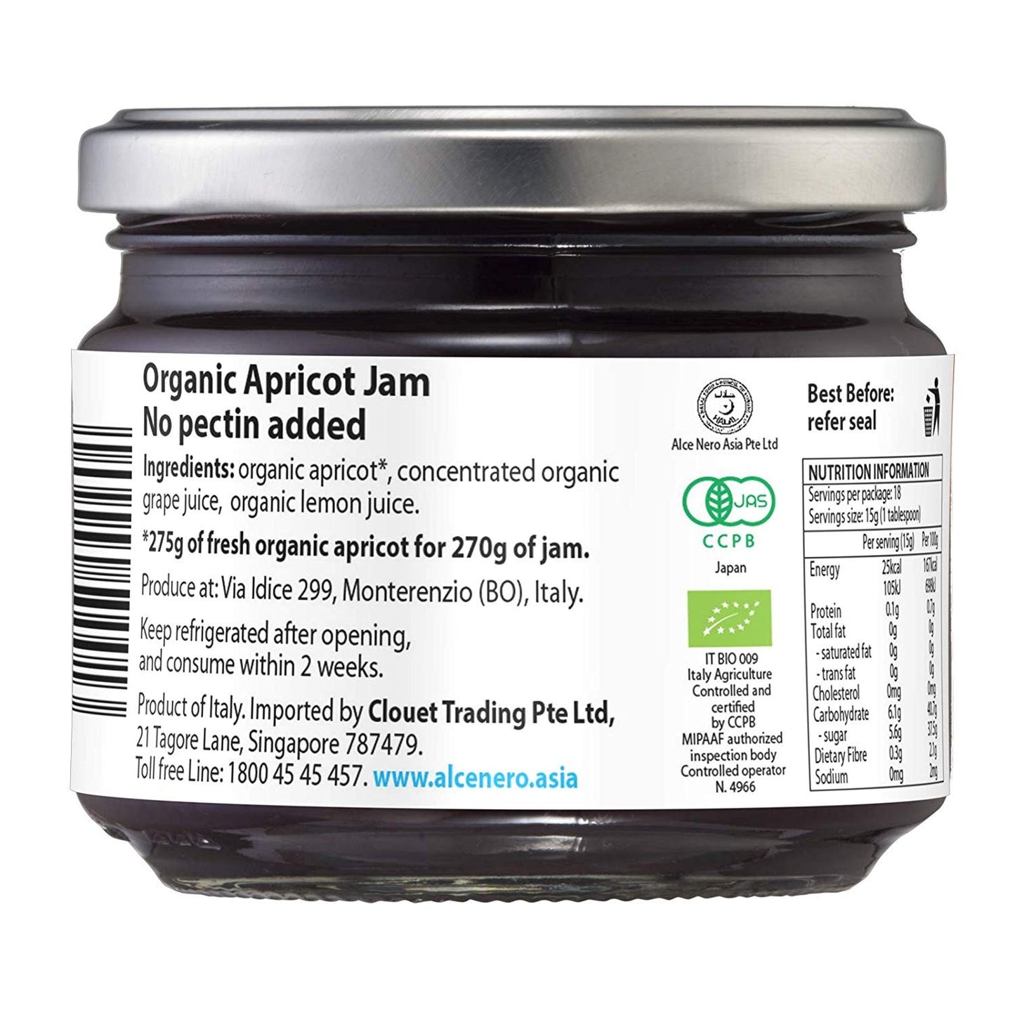 Alce Nero Composta di albicocche biologica