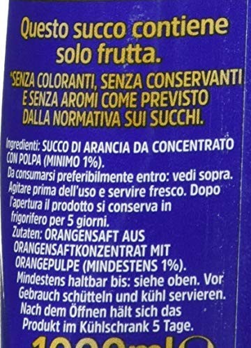 Zuegg - Skipper, Arancia 100% succo - 1000 ml