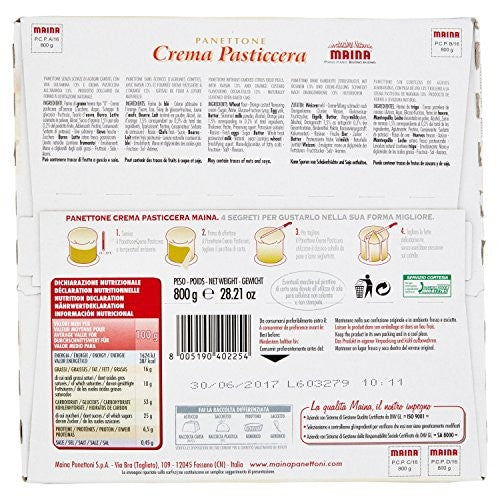 Maina panettone crema pasticcera gr.800 (1000034926)