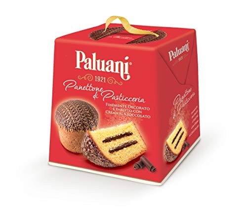 PANETTONE ALTO CON CREMA AL CIOCCOLATO RICOPERTO AL CIOCCOLATO 750 GRAMMI
