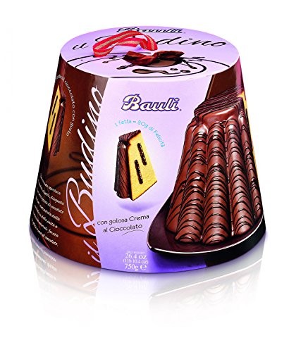Bauli Panettone il Budino con cioccolato, Italiana Lievito torta per Natale, Natale Torte, pasticcini, 750 G