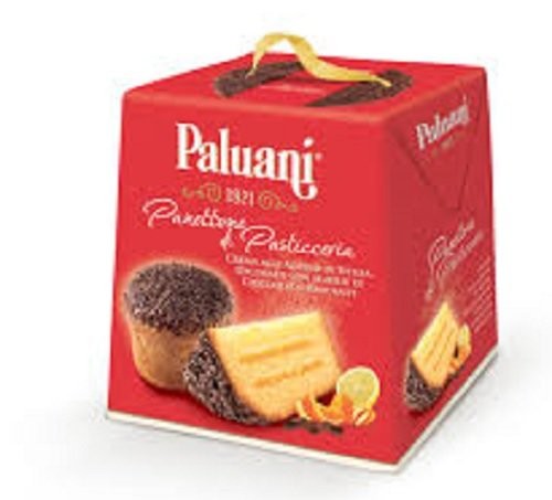 PANETTONE PASTICCERIA CREMA AGRUMI CON SCAGLIE CIOCCOLATO FONDENTE 750G PALUANI