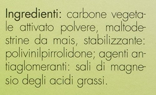 Equilibra Carbone Vegetale, integratore alimentare, 2 confezioni con 50 pezzi ciascuno
